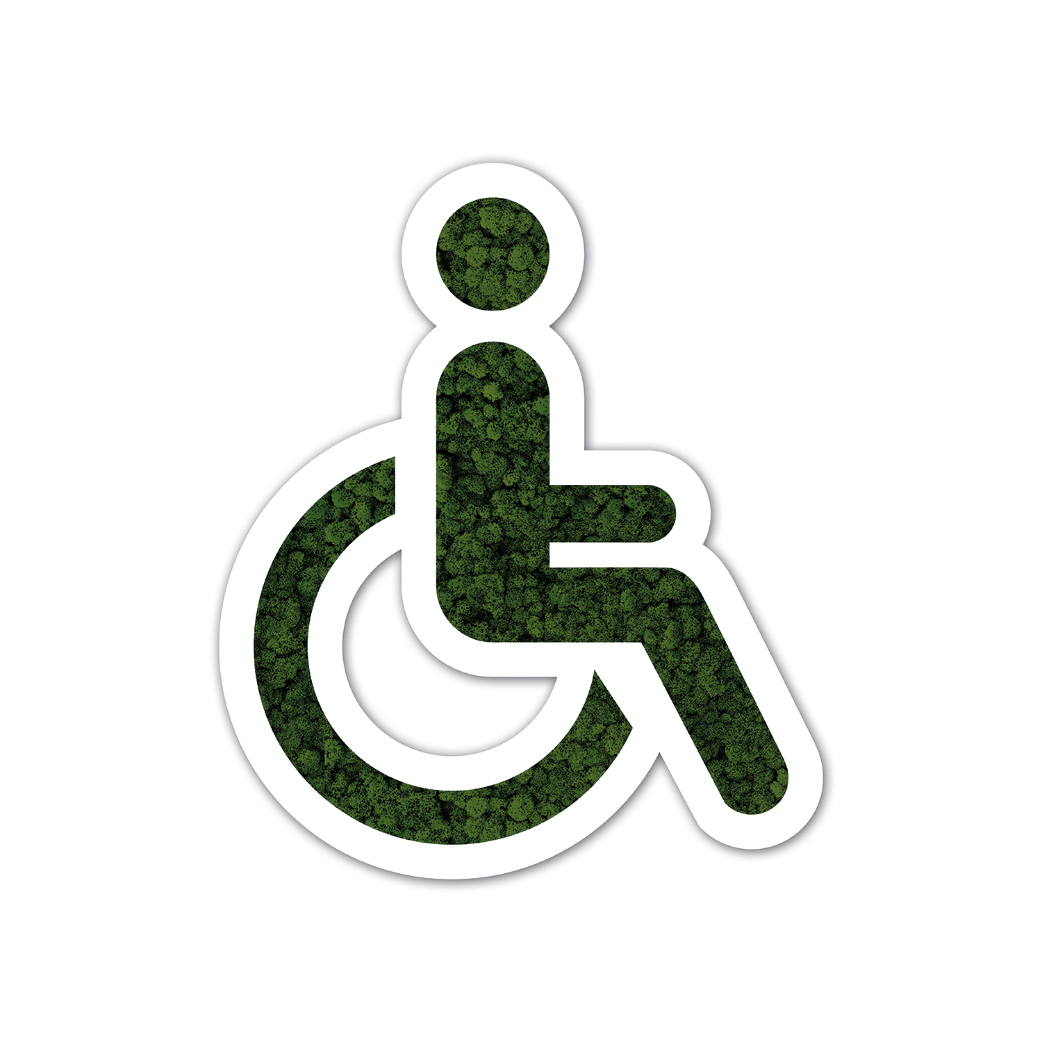 Moos WC-Schild Rollstuhlfahrer