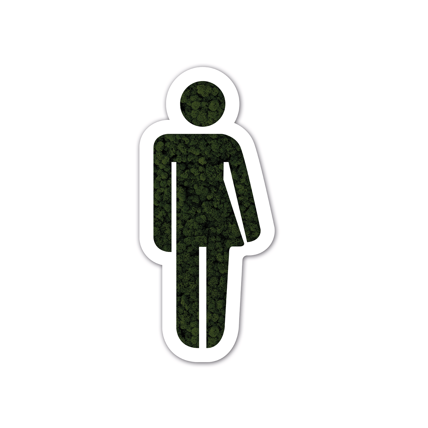 Moos WC-Schild Transgender